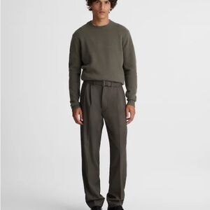 Double-Pleated Trousers in Wool Blend Madewell NY914